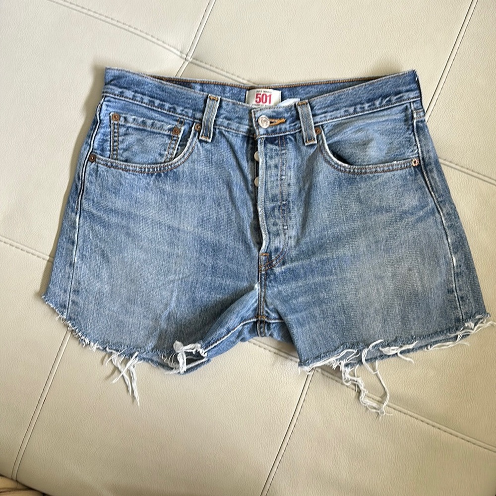 Denim shorts